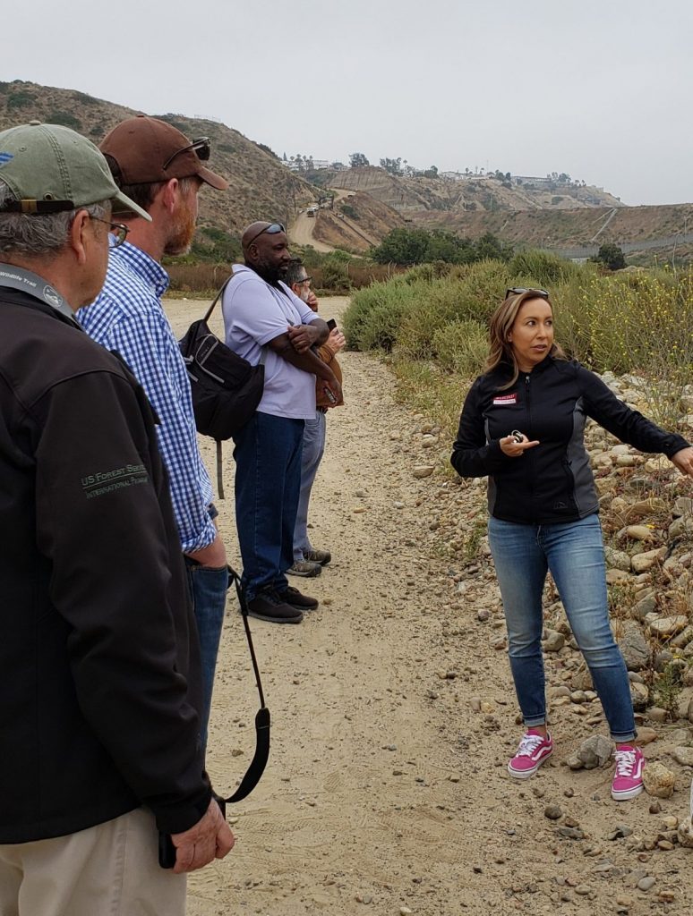 WILDCOAST’s Coastal and Marine Director, Paloma Aguirre, explains about contamination in the Tijuana/Imperial Beach area.